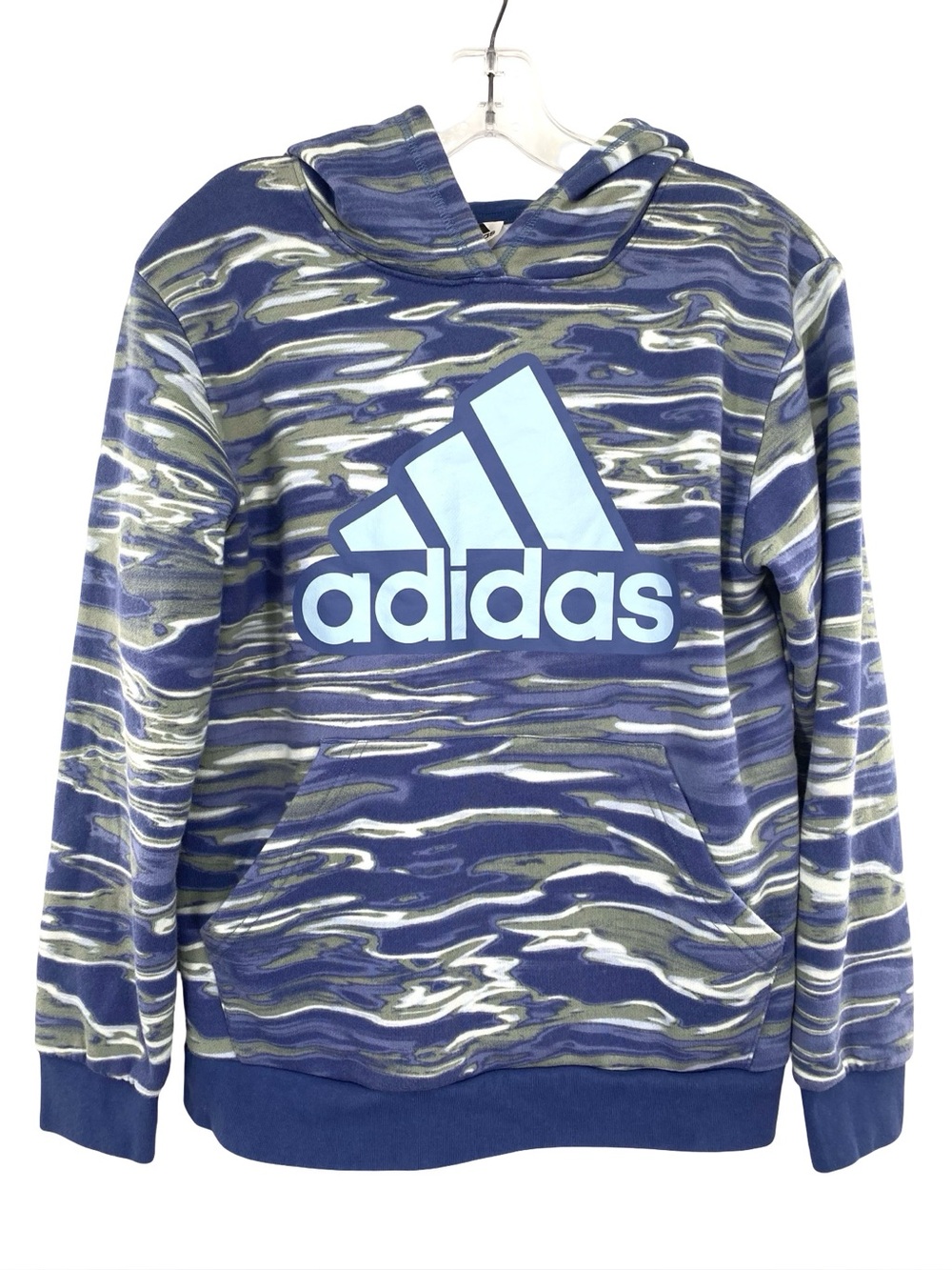 Adidas Boy’s Liquid Camo Print Hoodie Sweatshirt Size Large
